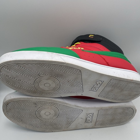 Fila Mens Vulc 13 MP BC Red Black Yellow Casual Sneakers Size 11 - Picture 8 of 9